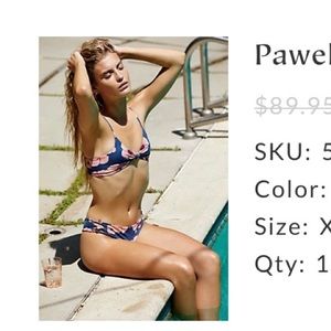 Acacia Bikini- Hibiscus Flower/ Snake skin